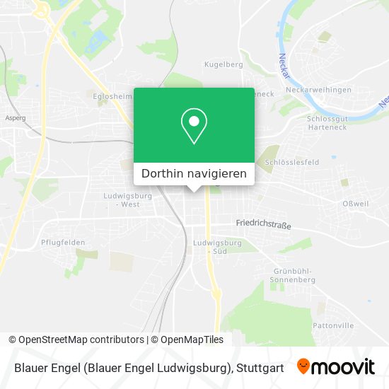 Blauer Engel (Blauer Engel Ludwigsburg) Karte