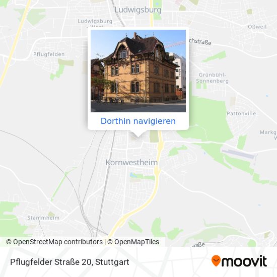 Pflugfelder Straße 20 Karte