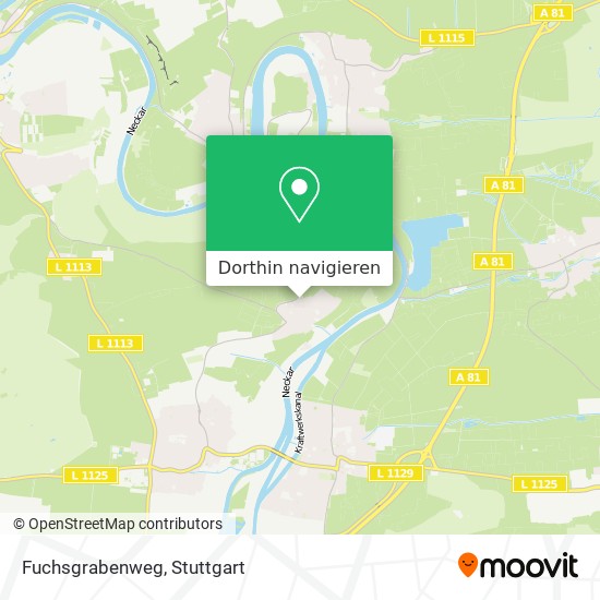 Fuchsgrabenweg Karte