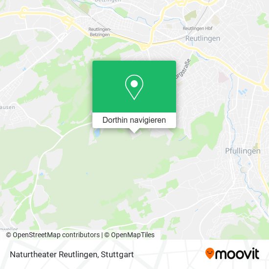 Naturtheater Reutlingen Karte