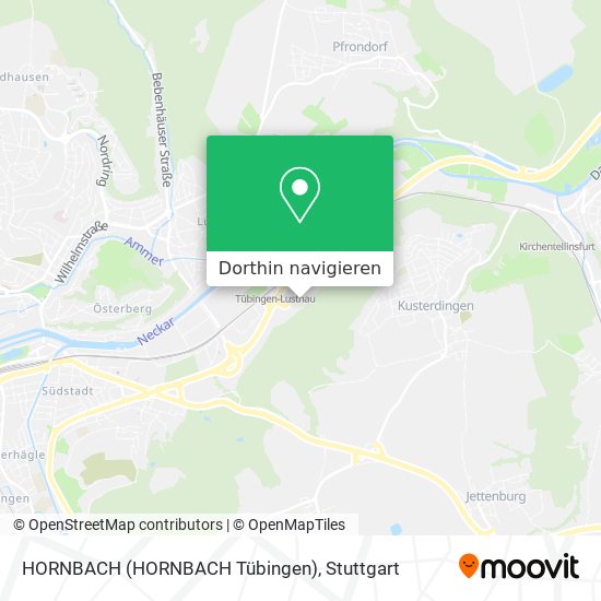 HORNBACH (HORNBACH Tübingen) Karte