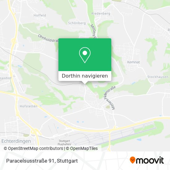 Paracelsusstraße 91 Karte