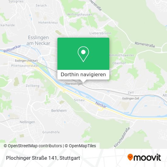 Plochinger Straße 141 Karte