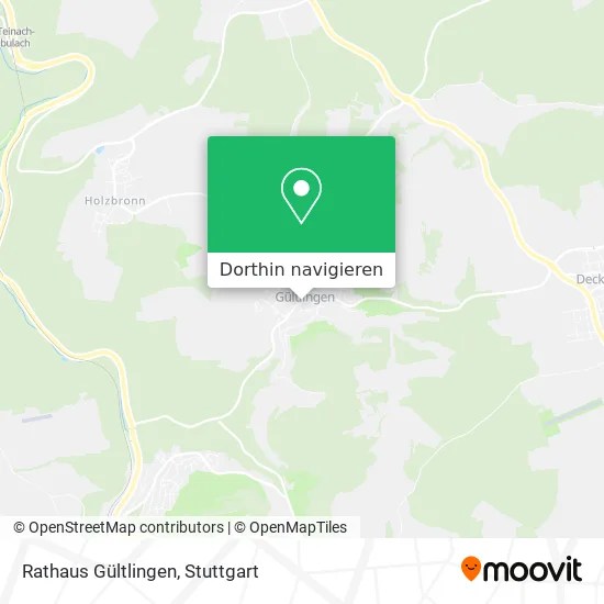 Rathaus Gültlingen Karte