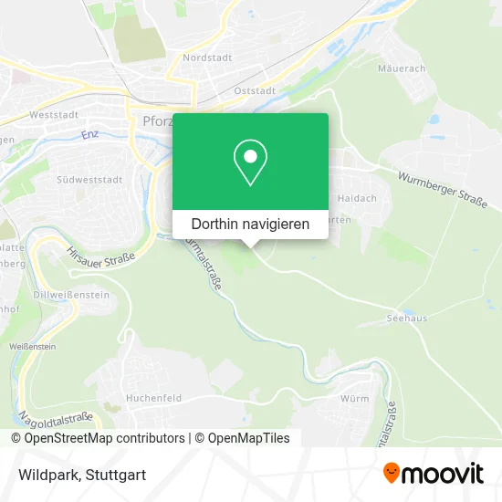 Wildpark Karte