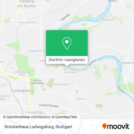 Brückenhaus Ludwigsburg Karte