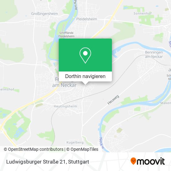Ludwigsburger Straße 21 Karte