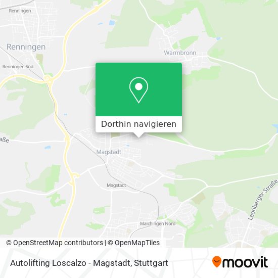 Autolifting Loscalzo - Magstadt Karte