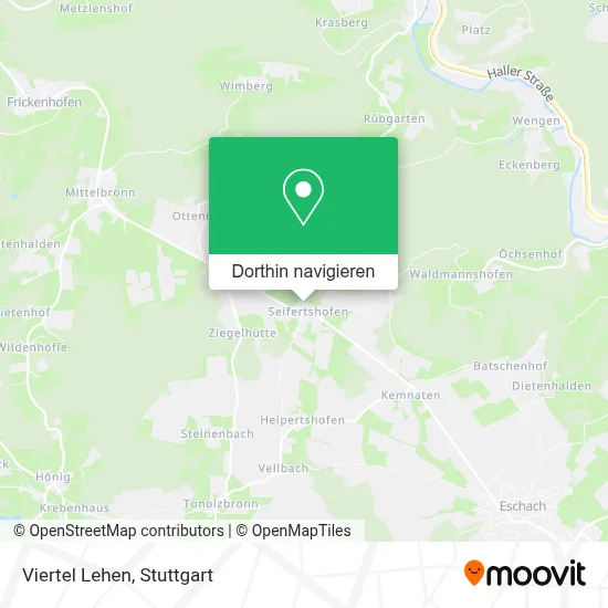 Viertel Lehen Karte
