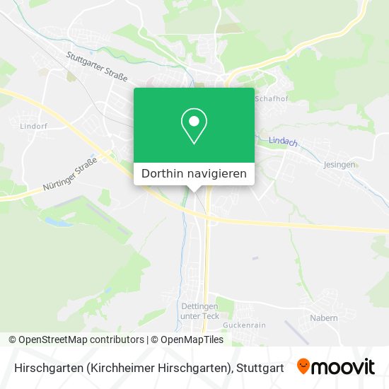 Hirschgarten (Kirchheimer Hirschgarten) Karte