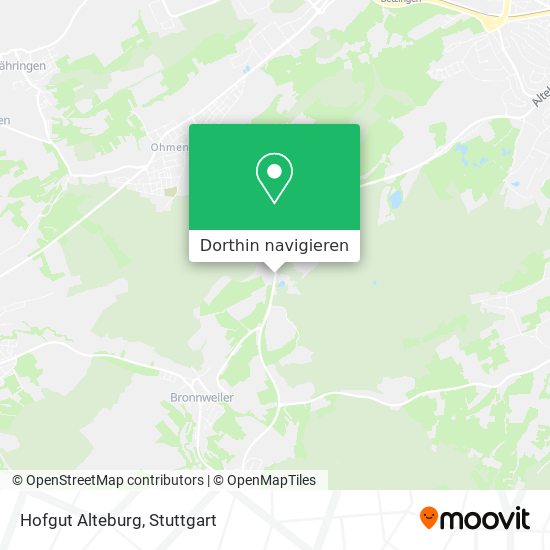Hofgut Alteburg Karte