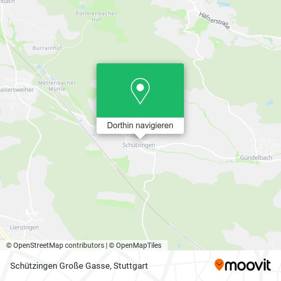 Schützingen Große Gasse Karte