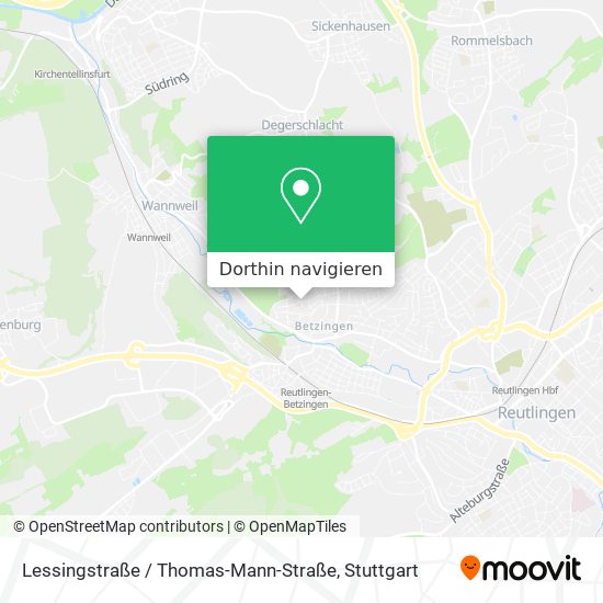 Lessingstraße / Thomas-Mann-Straße Karte