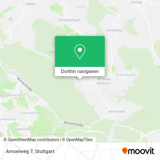 Amselweg 7 Karte