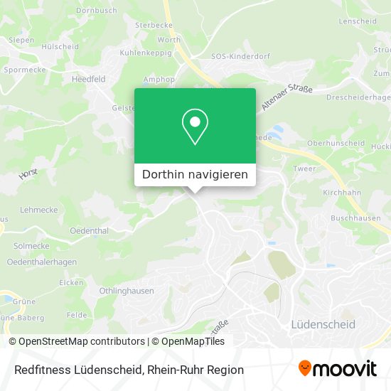 Redfitness Lüdenscheid Karte