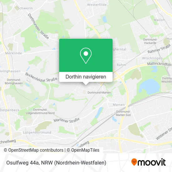 Osulfweg 44a Karte