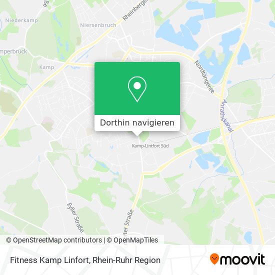 Fitness Kamp Linfort Karte