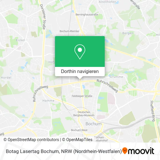 Botag Lasertag Bochum Karte