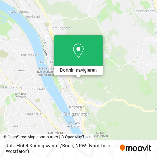 Jufa Hotel Koenigswinter/Bonn Karte