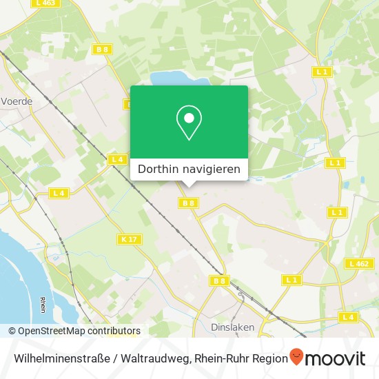 Wilhelminenstraße / Waltraudweg Karte