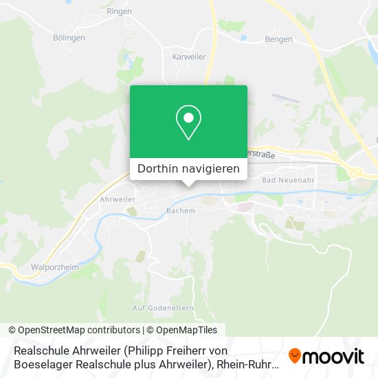 Realschule Ahrweiler (Philipp Freiherr von Boeselager Realschule plus Ahrweiler) Karte