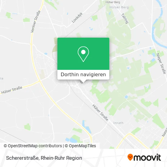 Schererstraße Karte