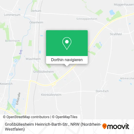 Großbüllesheim Heinrich-Barth-Str. Karte