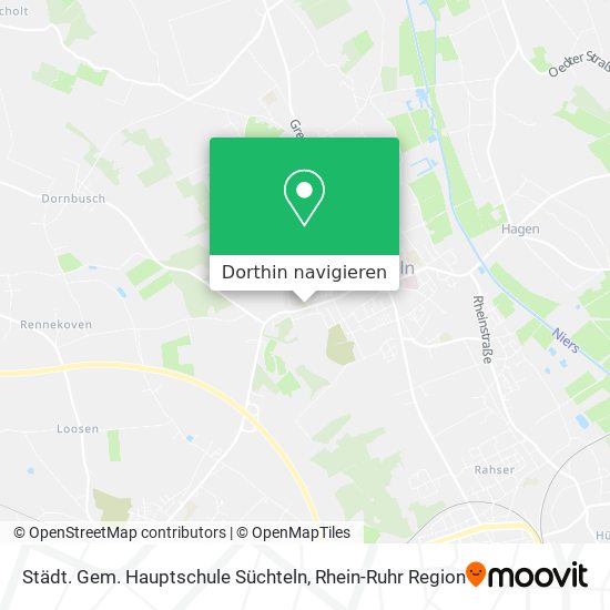 Städt. Gem. Hauptschule Süchteln Karte