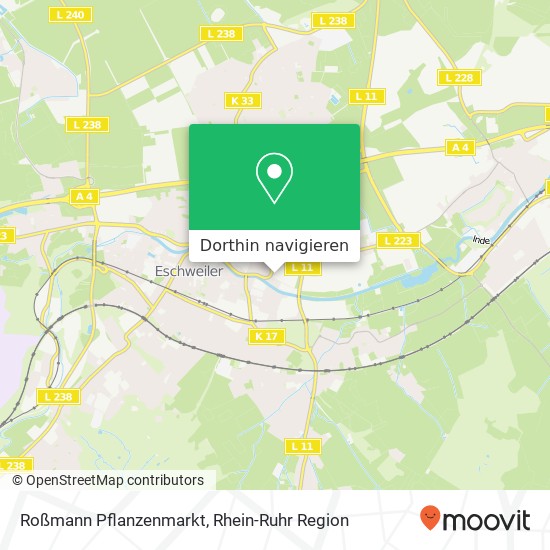 Roßmann Pflanzenmarkt Karte