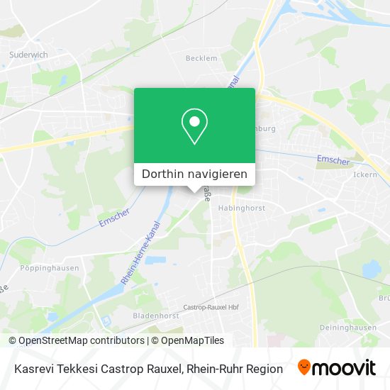 Kasrevi Tekkesi Castrop Rauxel Karte