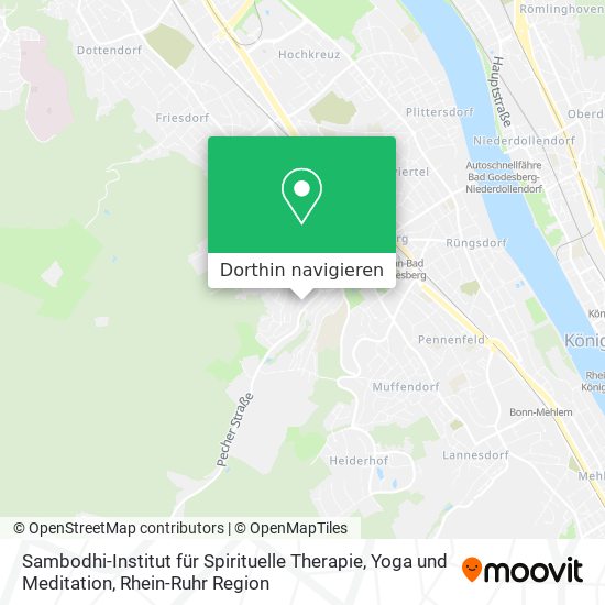 Sambodhi-Institut für Spirituelle Therapie, Yoga und Meditation Karte
