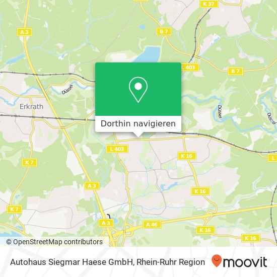 Autohaus Siegmar Haese GmbH Karte