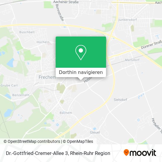 Dr.-Gottfried-Cremer-Allee 3 Karte