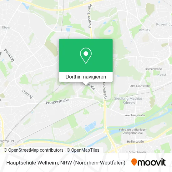 Hauptschule Welheim Karte