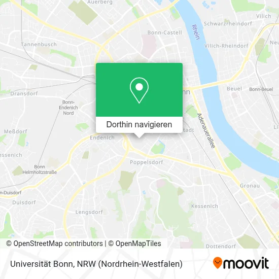 Universität Bonn Karte