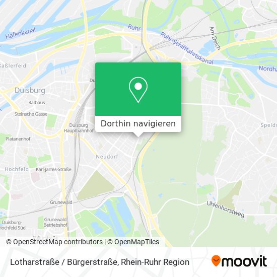 Lotharstraße / Bürgerstraße Karte