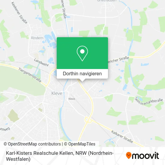 Karl-Kisters Realschule Kellen Karte