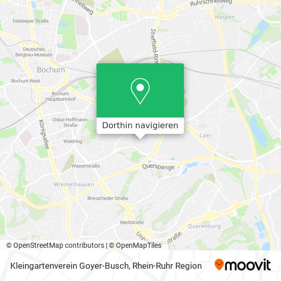 Kleingartenverein Goyer-Busch Karte