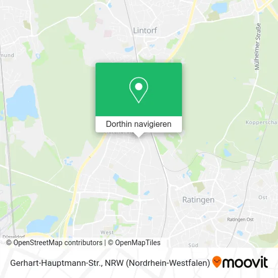 Gerhart-Hauptmann-Str. Karte