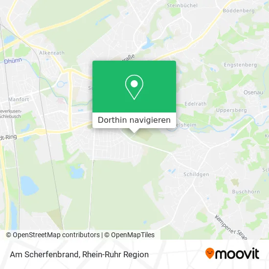 Am Scherfenbrand Karte