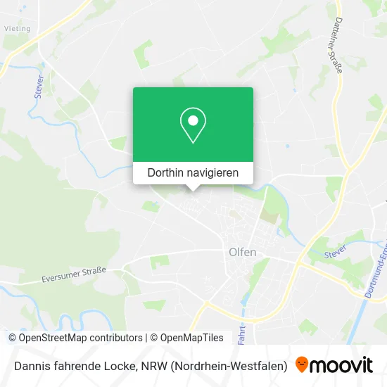 Dannis fahrende Locke Karte