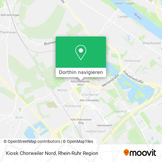 Kiosk Chorweiler Nord Karte