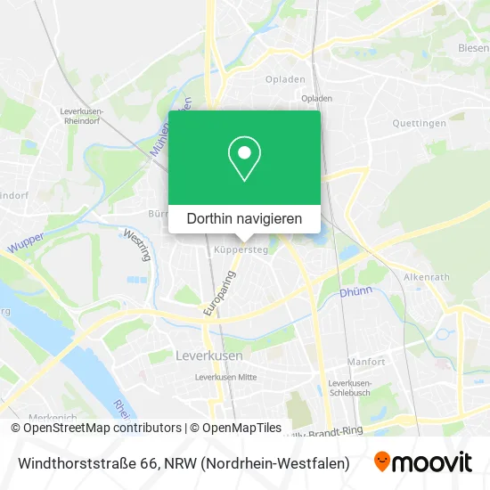 Windthorststraße 66 Karte