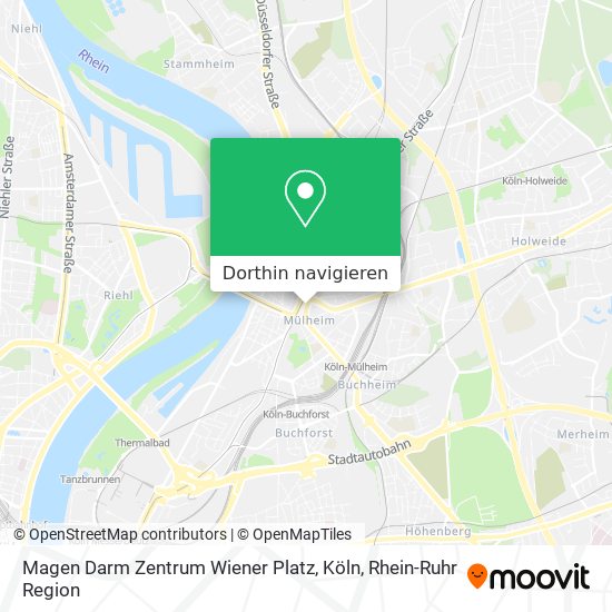 Magen Darm Zentrum Wiener Platz, Köln Karte