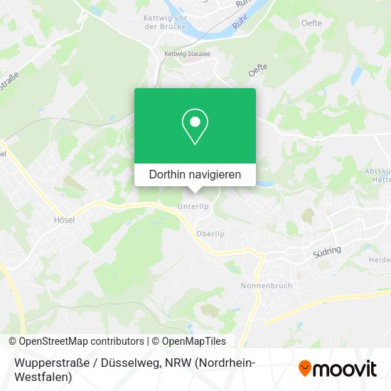 Wupperstraße / Düsselweg Karte