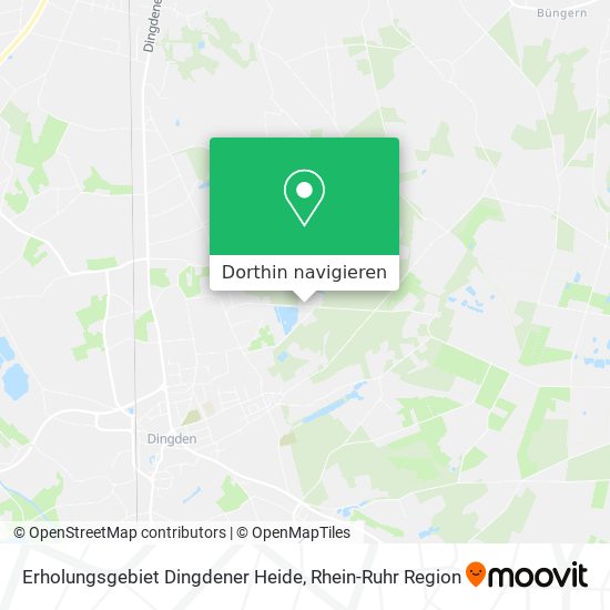 Erholungsgebiet Dingdener Heide Karte