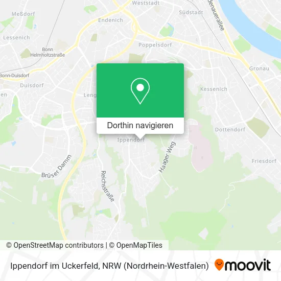 Ippendorf im Uckerfeld Karte