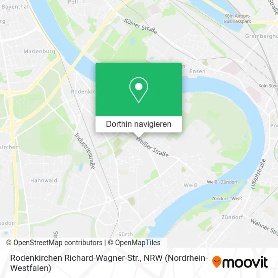 Rodenkirchen Richard-Wagner-Str. Karte