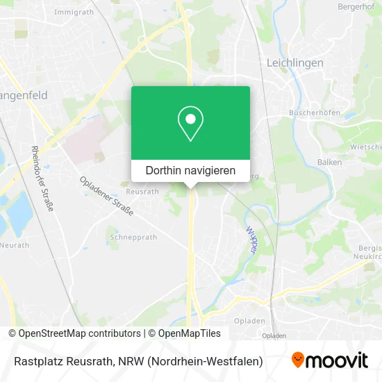 Rastplatz Reusrath Karte