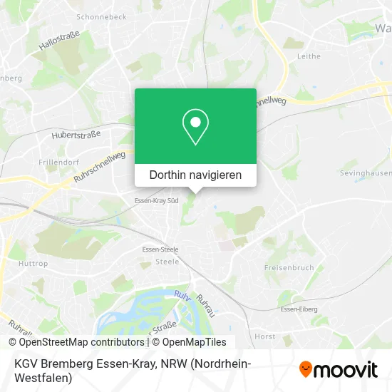 KGV Bremberg Essen-Kray Karte